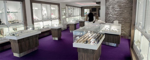 vitrine iluminate cu spoturi led philips