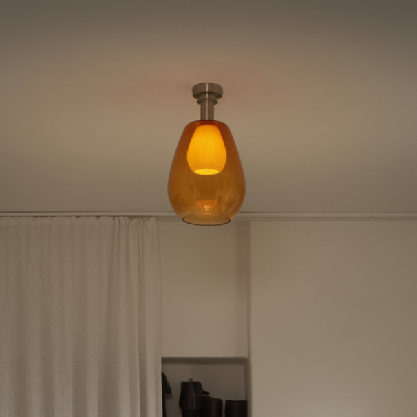 Plafoniera Lampa de Tavan LED LEDVANCE 1906 CONE G ORANGE