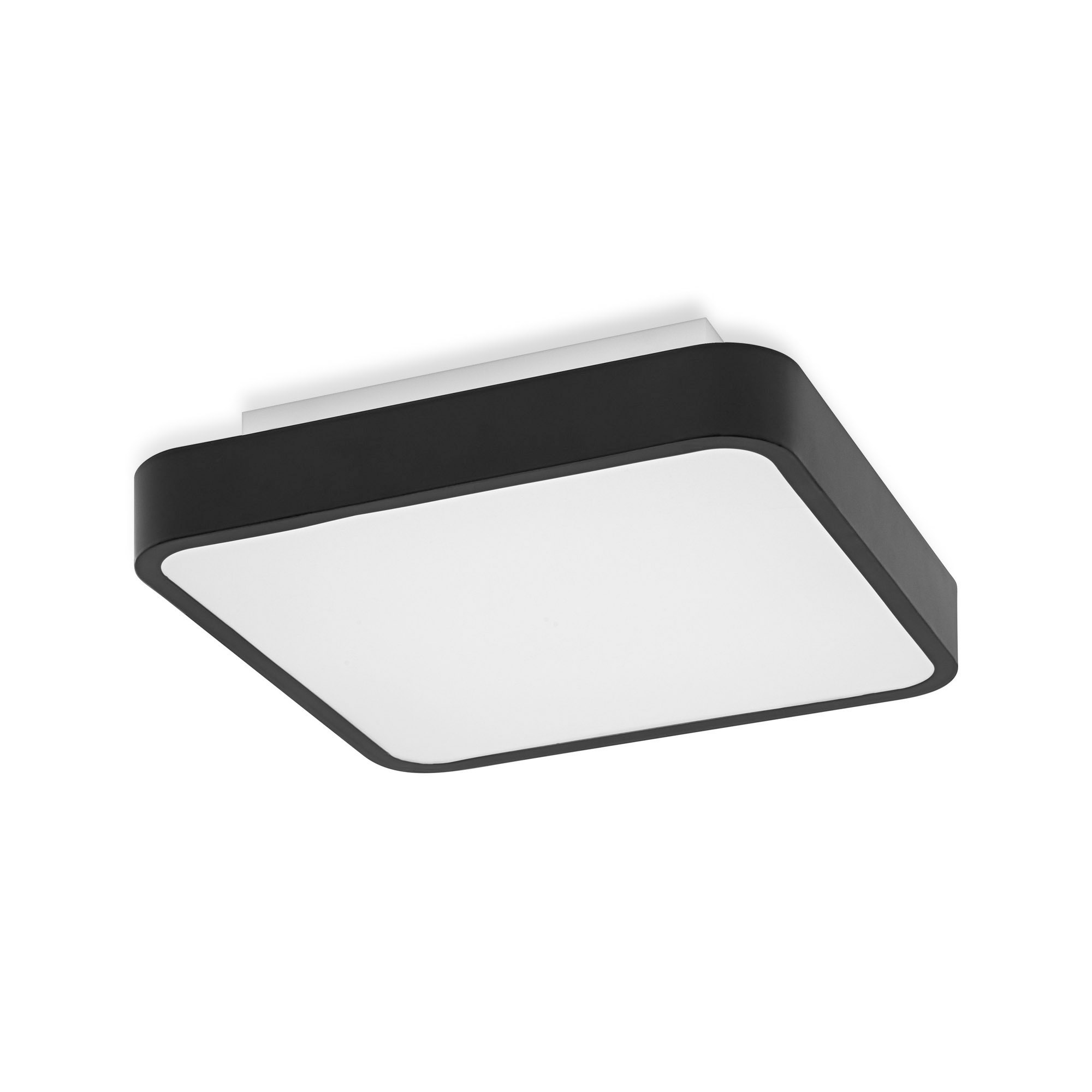 Lampa LED de tavan LEDVANCE SMART+ WiFi Tunable LED-uri Albe RGB ORBIS Backlight 350x350mm negru 2400lm