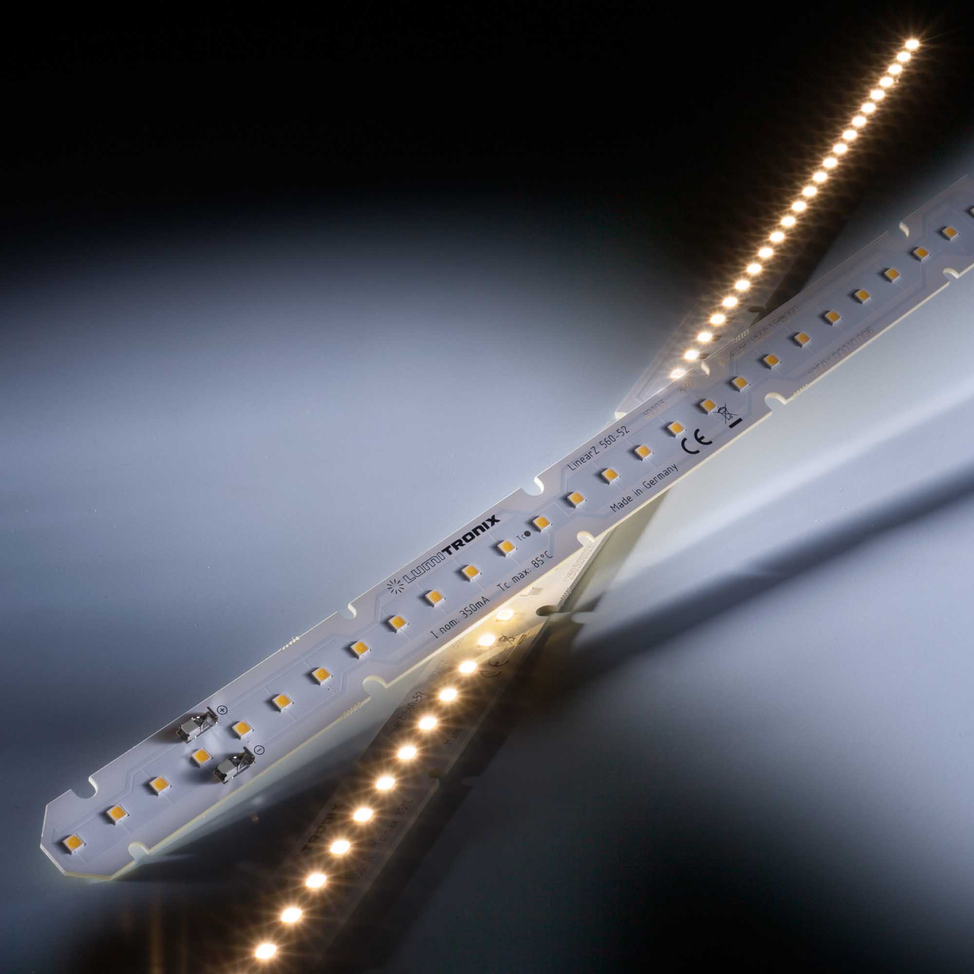 LumiBar-56-4080 Nichia LED Strip Zhaga Zhaga alb cald 3000K 2120lm 350mA 37.5V 52 LED-uri 56cm modul (3786lm/m 24W/m)