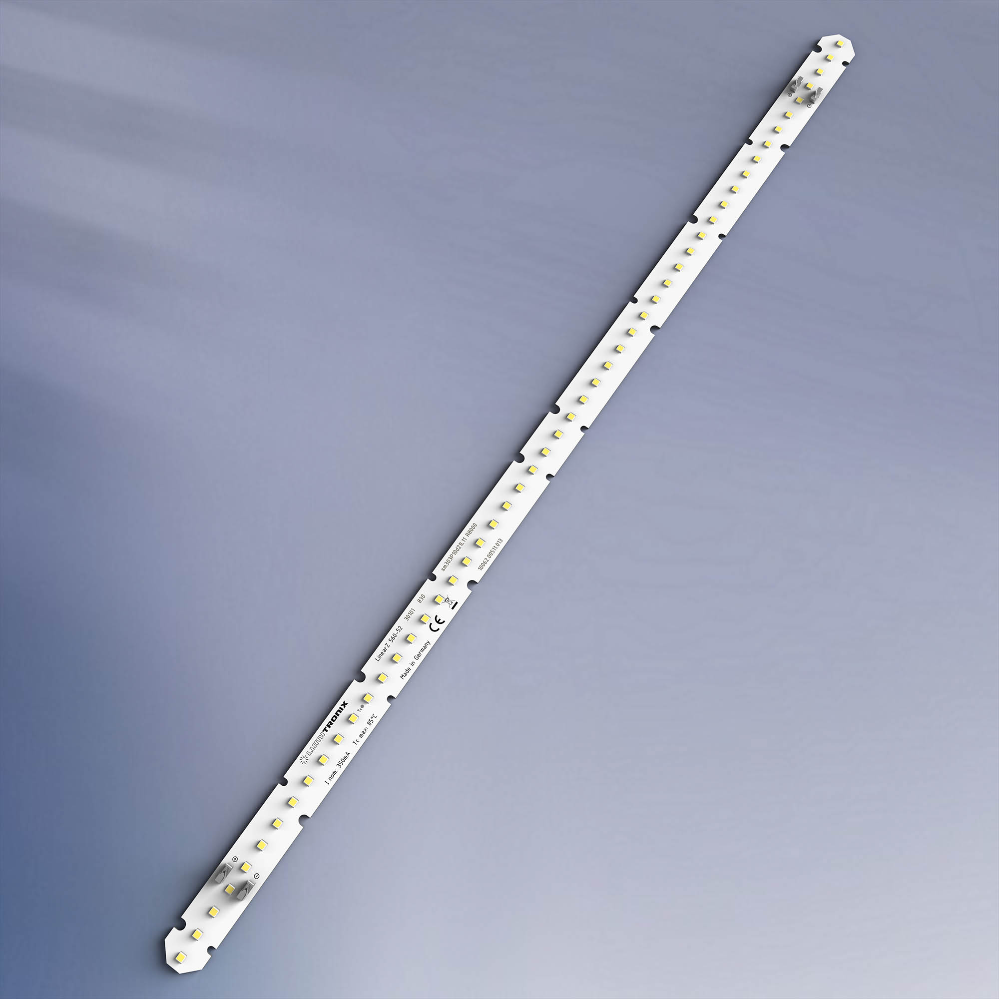 LumiBar-56-4080 Nichia LED Strip Zhaga Zhaga alb cald 3000K 2120lm 350mA 37.5V 52 LED-uri 56cm modul (3786lm/m 24W/m)