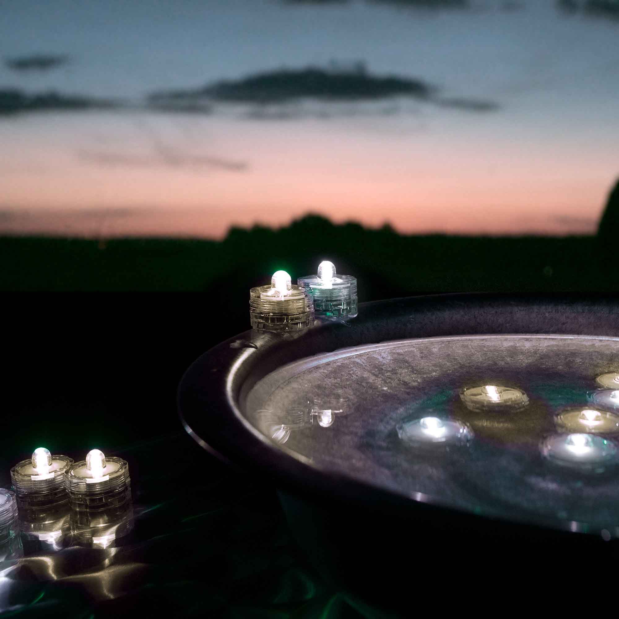 Set de luminari decorative LED Alb Cald rezistente la apa