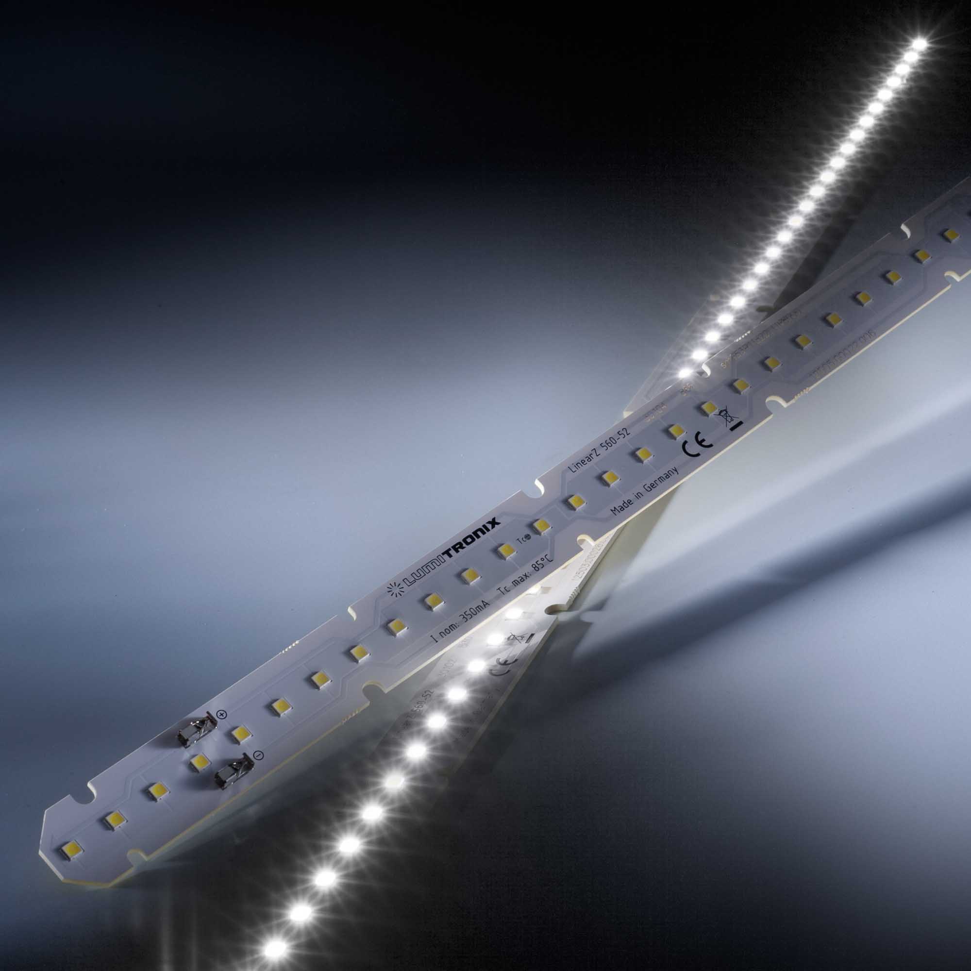 LumiBar-52-3098+ Nichia LED Strip Optisolis CRI99 D50 alb pur 5000K 1504lm 28PPF 350mA 37.5V 52 LED-uri 56cm modul (2686lm/m 24W/m)