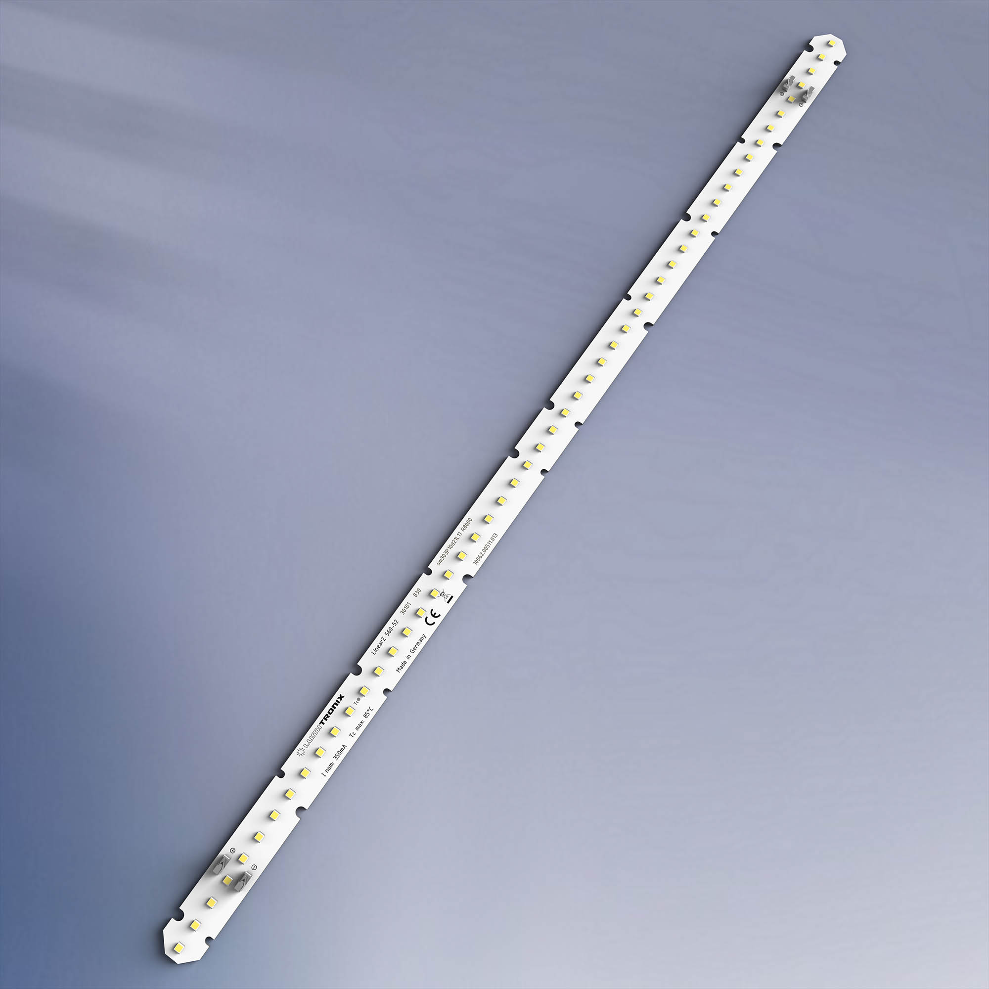 LumiBar-52-3098+ Toshiba-SSC LED Strip Sunlike CRI98 alb rece 5700K 1390lm 350mA 37.5V 52 LED-uri 56cm modul (2483lm/m 24W/m)