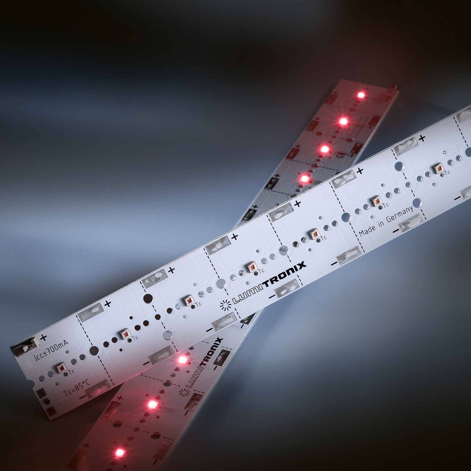 Banda Profesionala PowerBar V3 rosu 730nm 700mA 12x Osram Oslon SSL LED modul 29cm