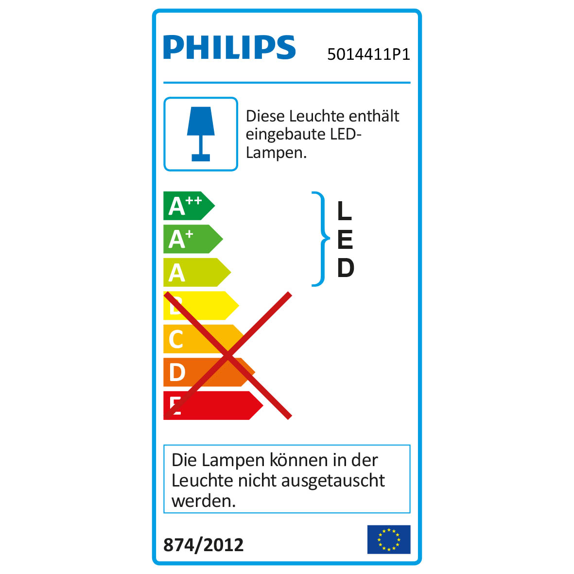Spot aplicat  Philips LED Essentials Mackinaw 3- Lumini, culoare chrome 1320lm 15W