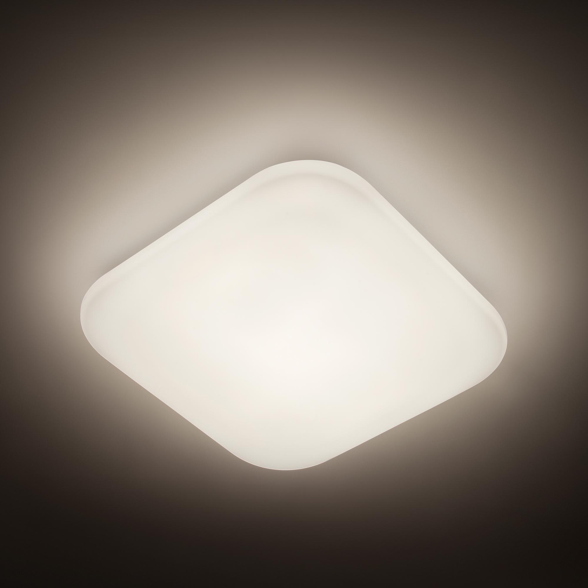 Lampa de tavan Philips myLiving LED Mauve white square 1700lm 17W, lumina calda