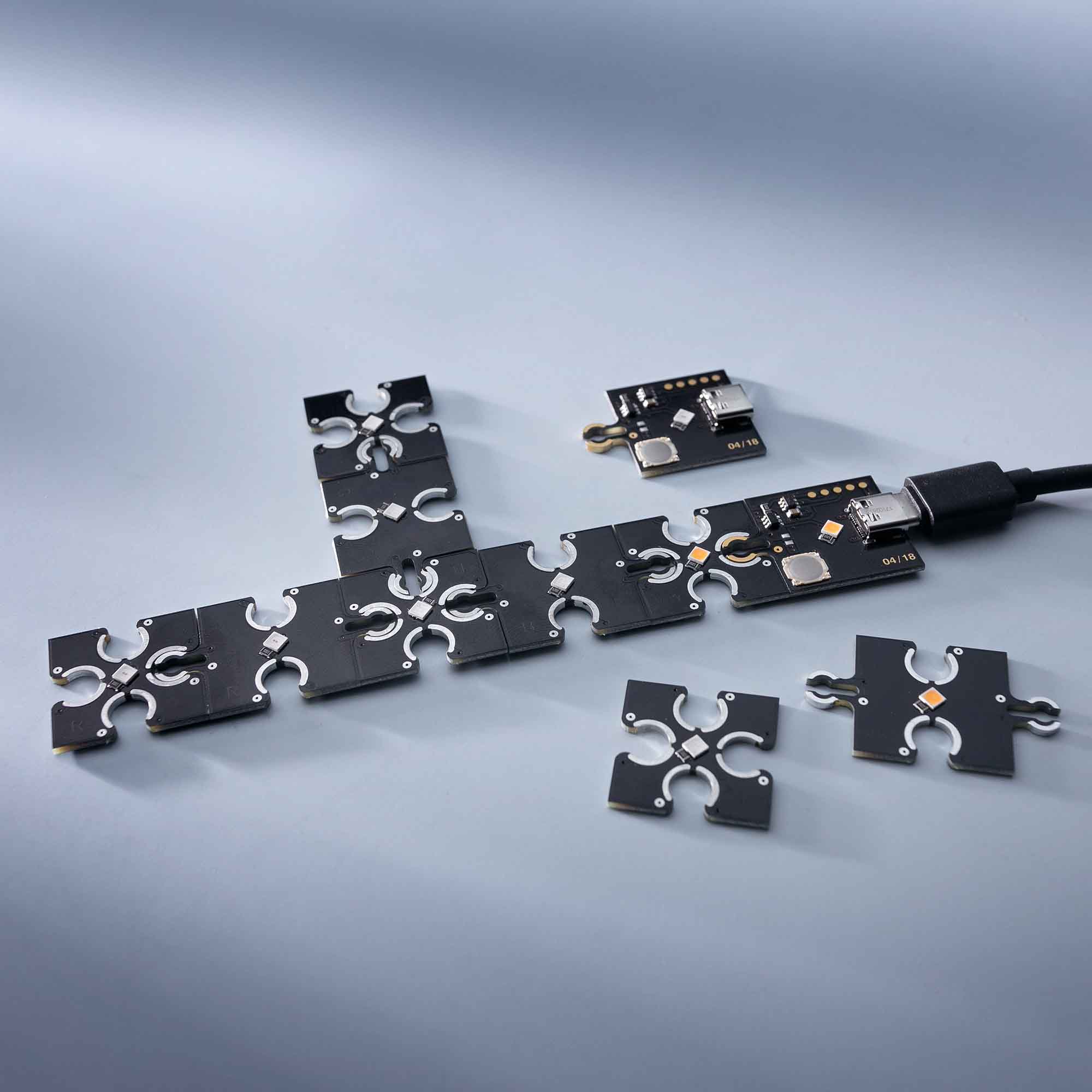 ConextPlay modulul femelă alb cald 1 LED 2.5x2.5cm 5V 10lm 0.1W