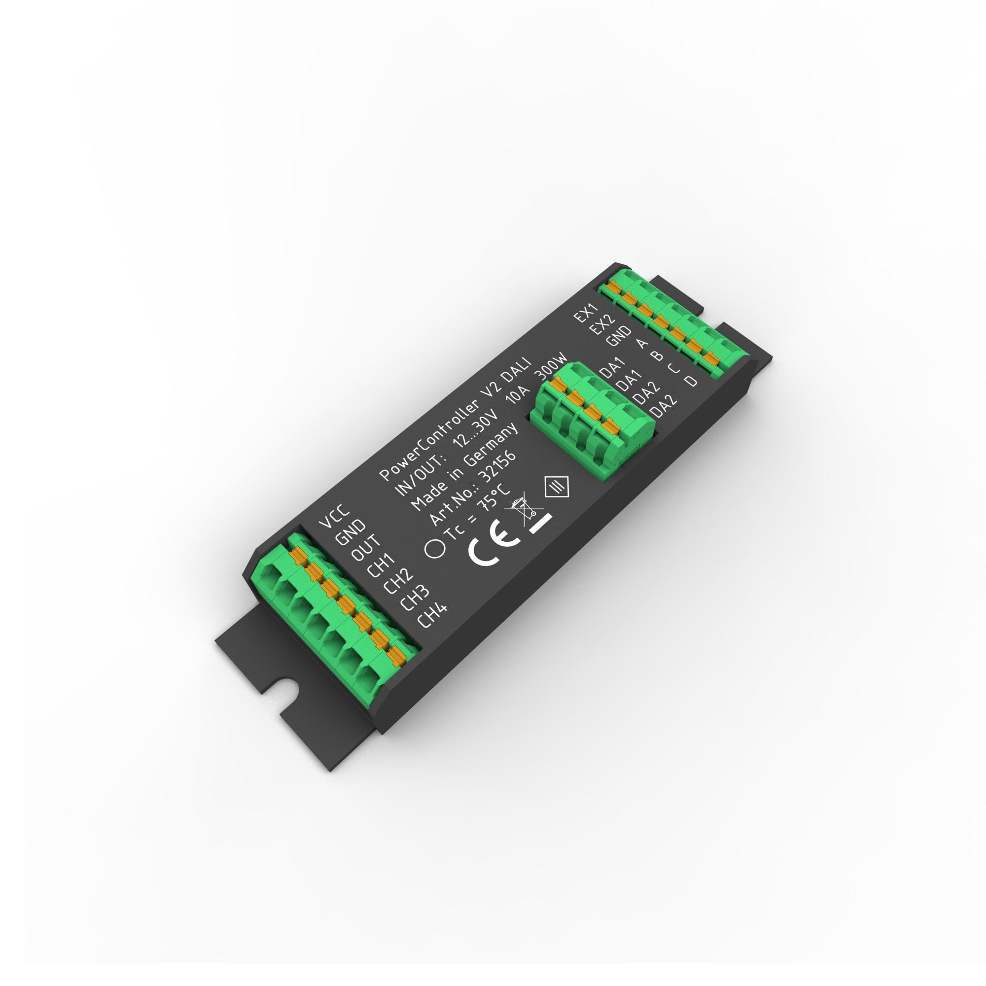 Unitate de control PowerController V2 o culoare via DALI 102 4-canale la 10-30VDC max. 300W