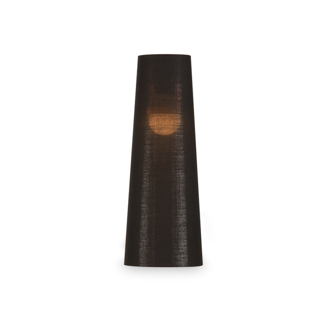 Abajur SLV Fenda conic, D/H 15/40 cm negru-cupru