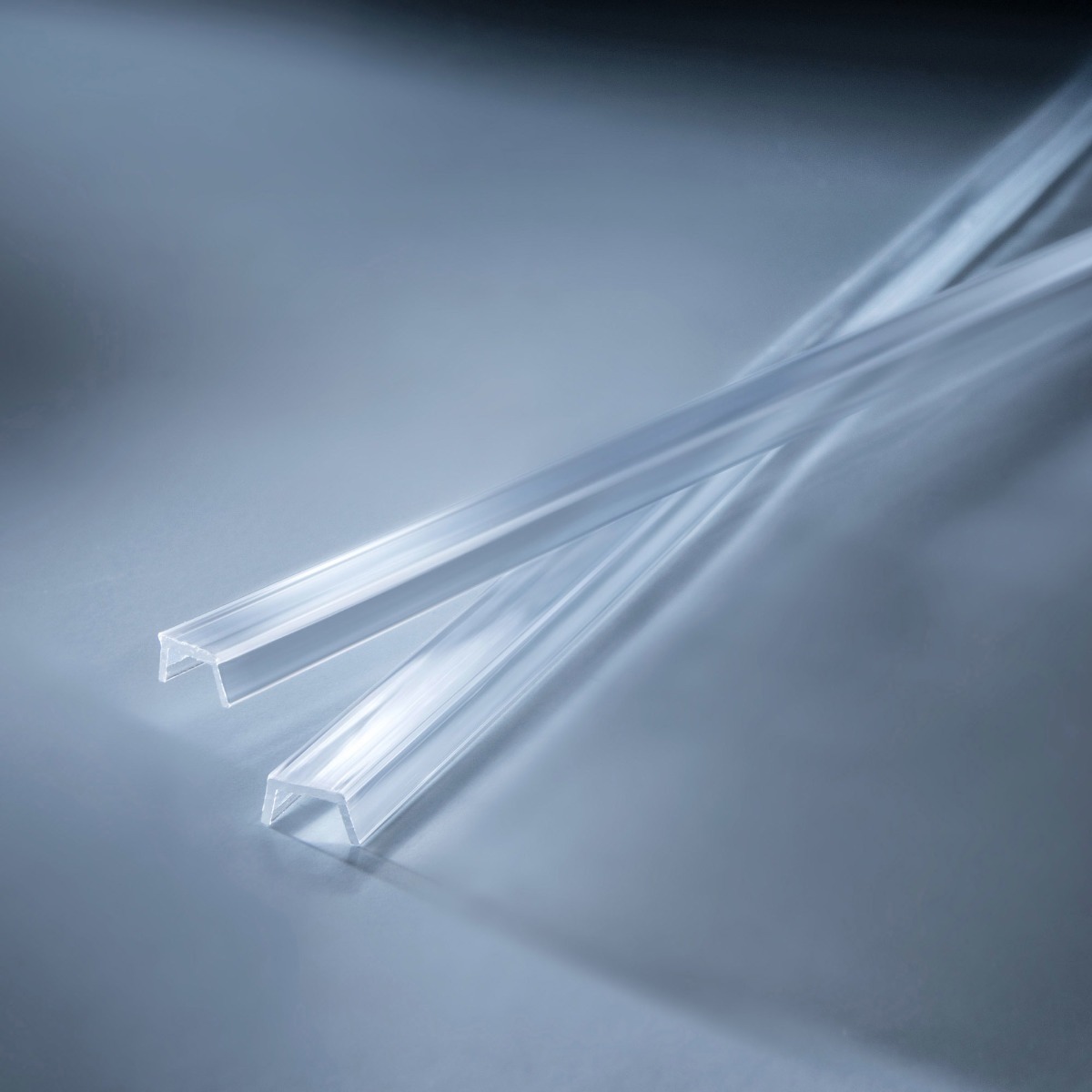 Geam clar pentru profilele AluSlim 1020mm
