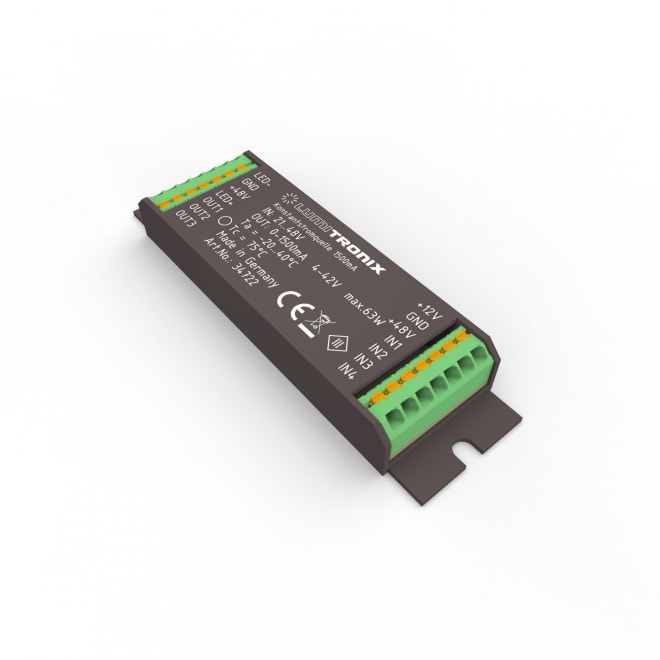 Driver cu LED constant LUMITRONIX 21-48V la 1> 1500mA 4-42V DIM pentru PowerController V2