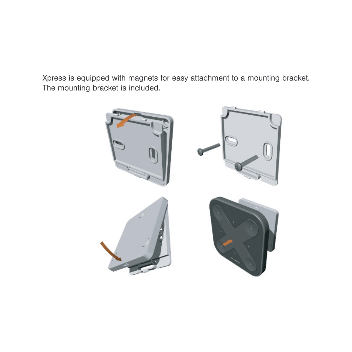 Casambi Xpress alb buton/telecomanda de control wireless pentru Power Controler V2 Tunnable White