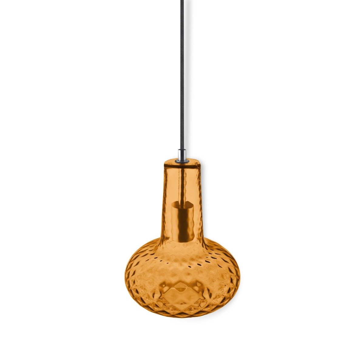 Lampa Pendul pt LED E27 LEDVANCE 1906 CARVED PEAR G ORANGE