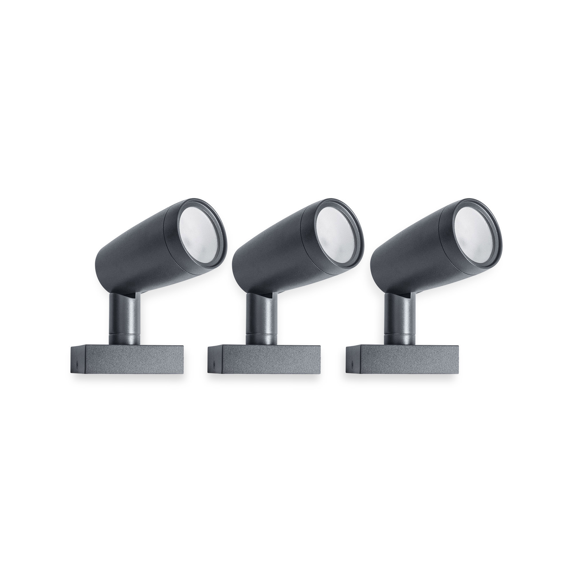 Lumini de grădină cu LED-uri LEDVANCE SMART+ WiFi RGBW Spot Set de bază 3 bucăți IP65 antracit 680lm