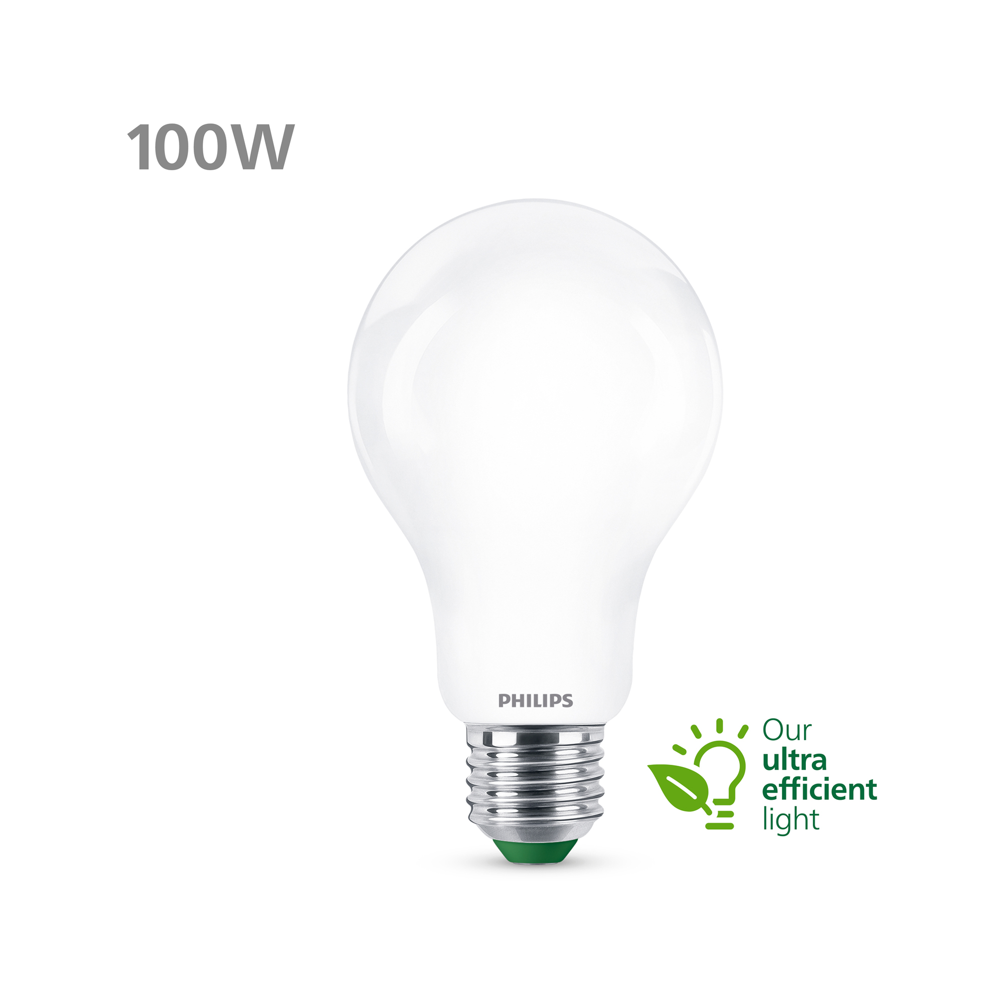 Bec cu LED cu filament Philips 7,3-100 W E27 840 Clasa A mat 1535lm 4000K