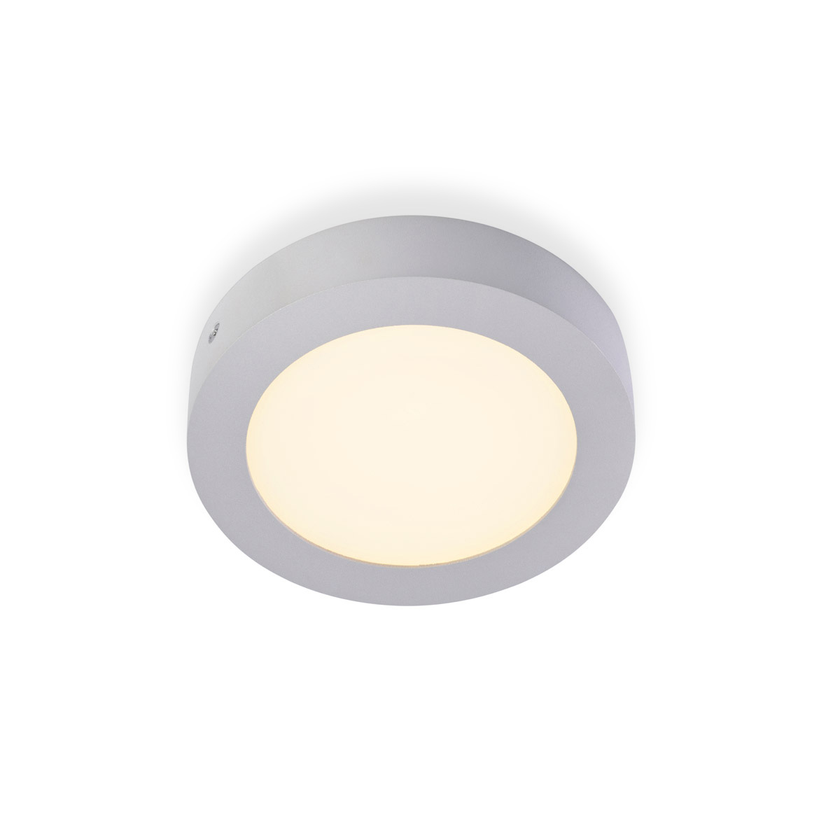 Lampa LED de tavan SLV I Senser Panel Rotund 16.9cm Rama Gri 3000K 10W 500lm