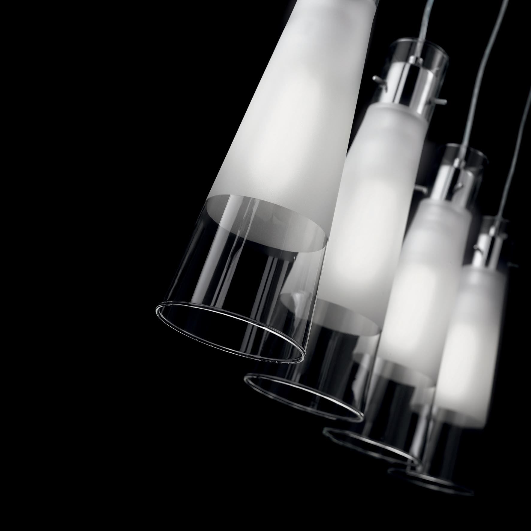 Lampa Pendul suspendat IDEAL LUX Kuky Clear Sp4 4X E28