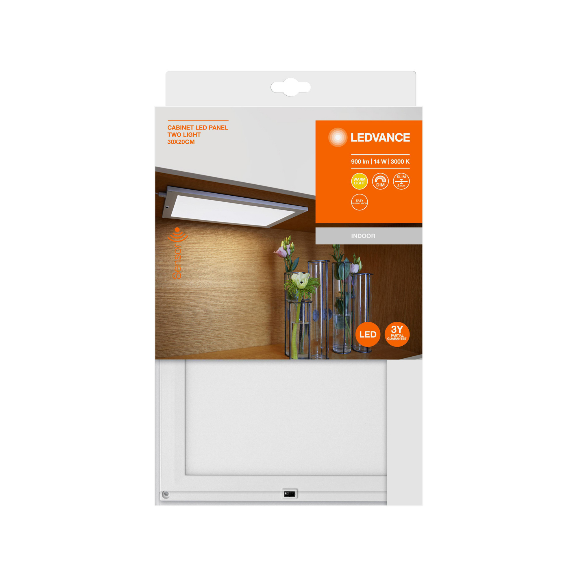 Lampa pentru dulap Osram LEDVANCE Cabinet LED Panel 30x20 Doua Bucati 14W 900lm 3000K CRI80