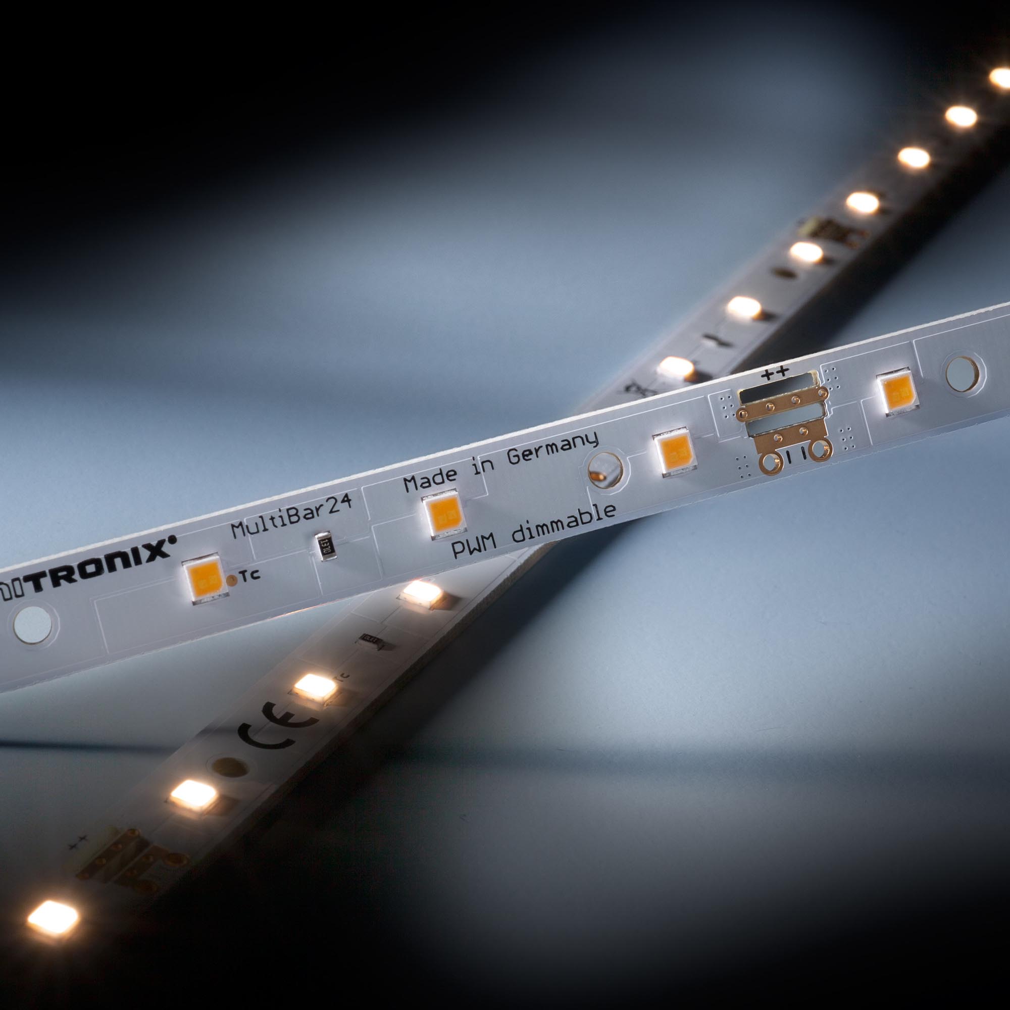 Banda LED Multibar1090 Nichia LED Strip alb cald CRI90 3000K 335lm 24V 24 LED-uri 50cm bar (670lm/m 5.2W/m)