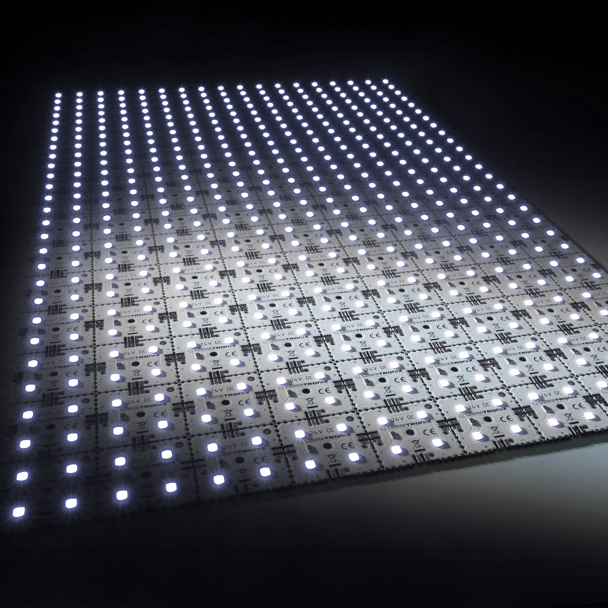 MatrixMini-126-4080 Modul LED Nichia (9x14) alb rece 6500K 9840lm 504 LED-uri 24V 60.5W 27x42cm (86000 lm/mp)