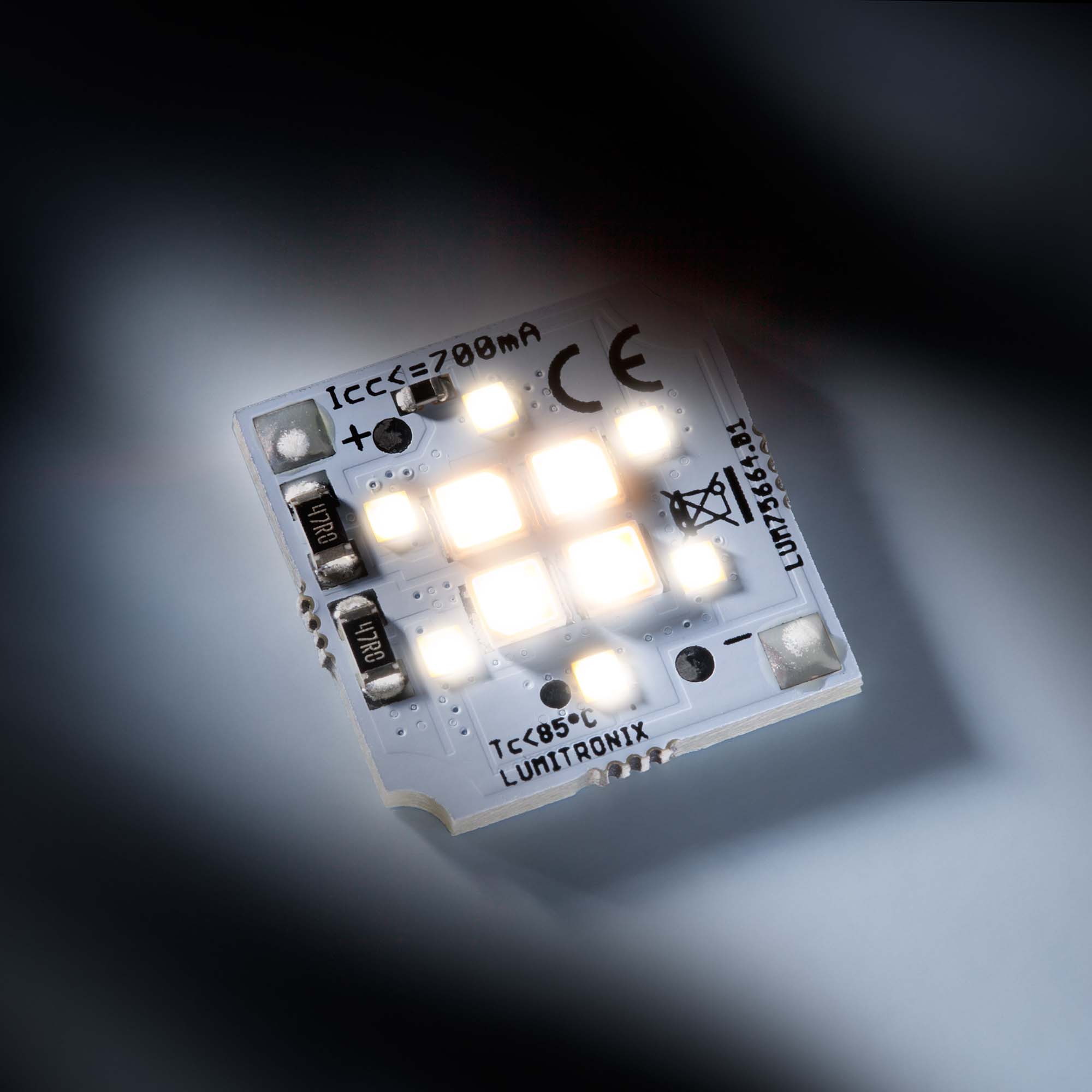 Nichia LED Module SmartArray 6+4 LED-uri pătrat 19mm Special Dimming 2700K-2000K 5.5W 631lm
