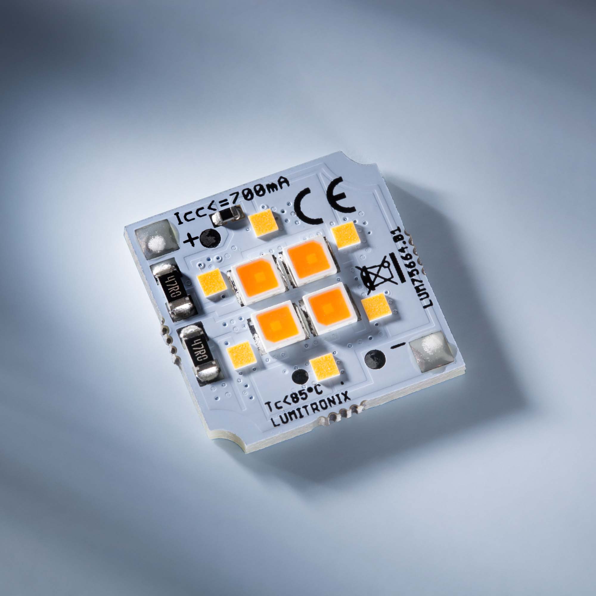 Nichia LED Module SmartArray 6+4 LED-uri pătrate 19mm Special Dimming 3000K-2000K 5.5W 631lm
