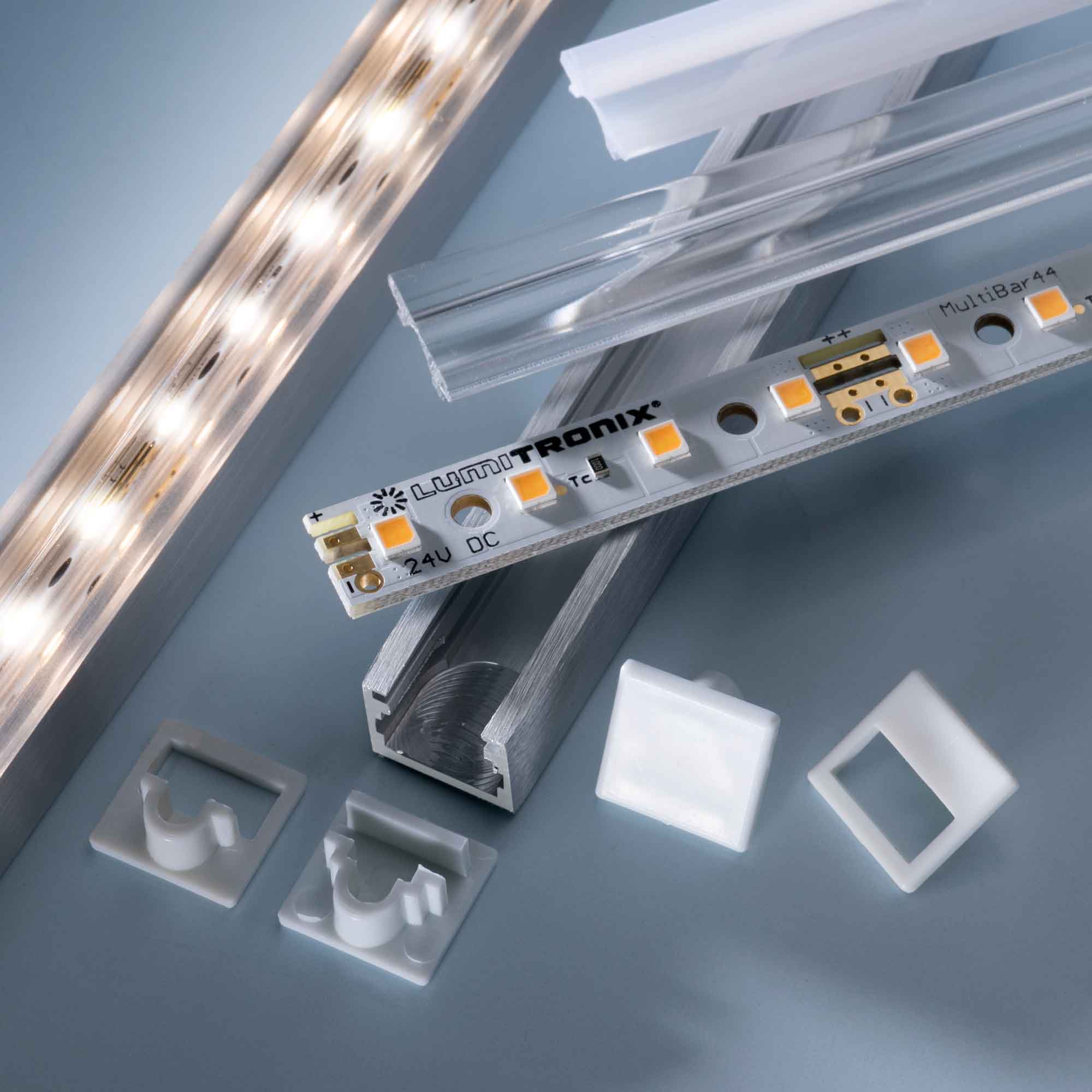 Geam de Plastic Transparent lungime 50cm pentru profilele Alubar