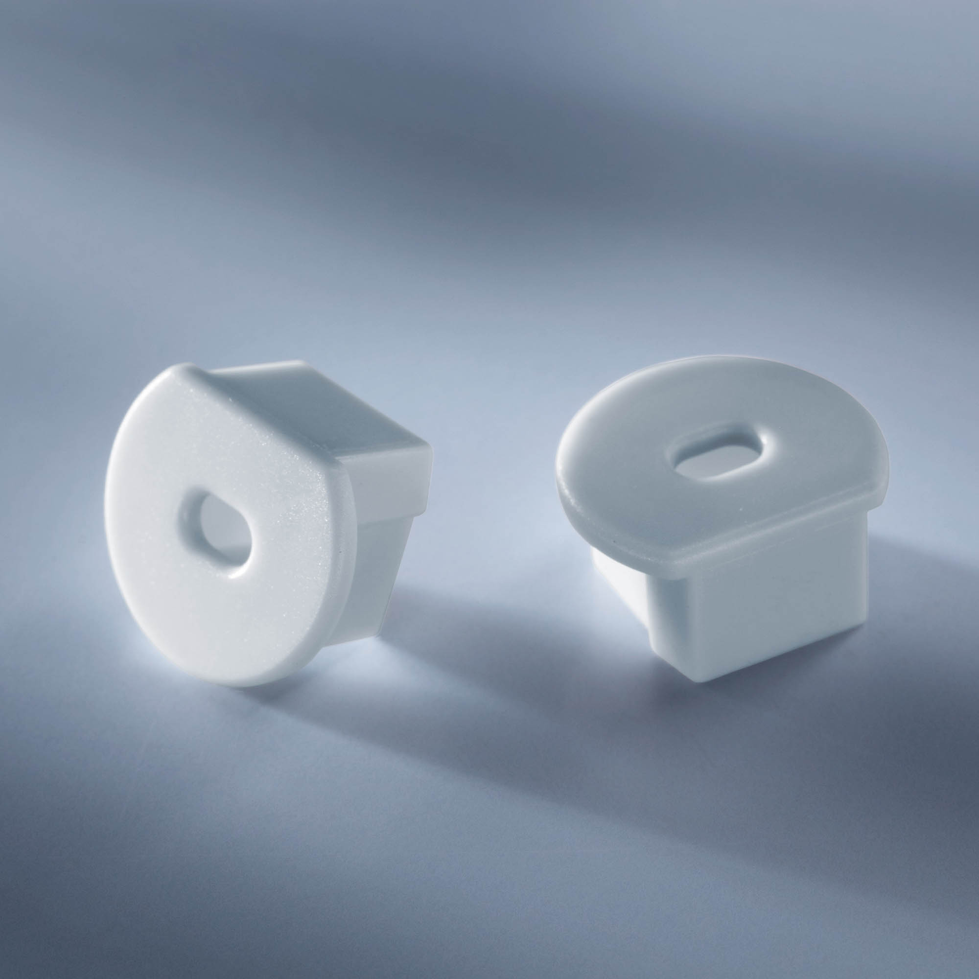 Capac pentru profilul de aluminiu Aluflex de 102cm rotund si adanc cu spatiu pentru cabluri