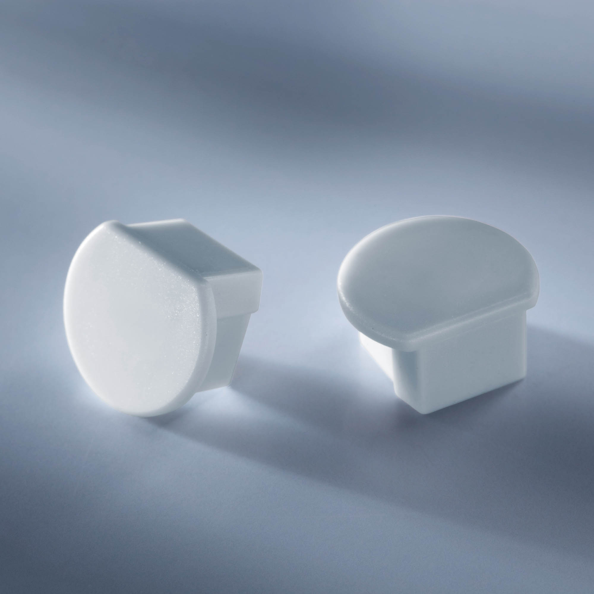 Capac pentru profilul de aluminiu Aluflex de 102cm rotund si adanc inchis