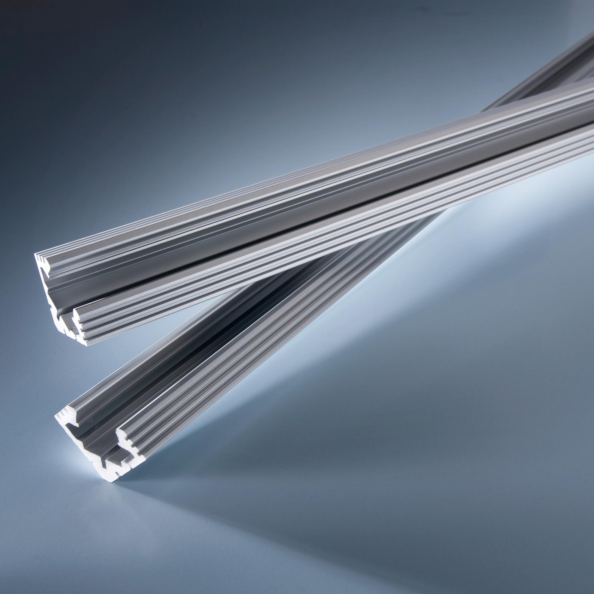 Profil de aluminiu Aluflex pentru Benzi LED Flexible Lumiflex 102cm triunghiular