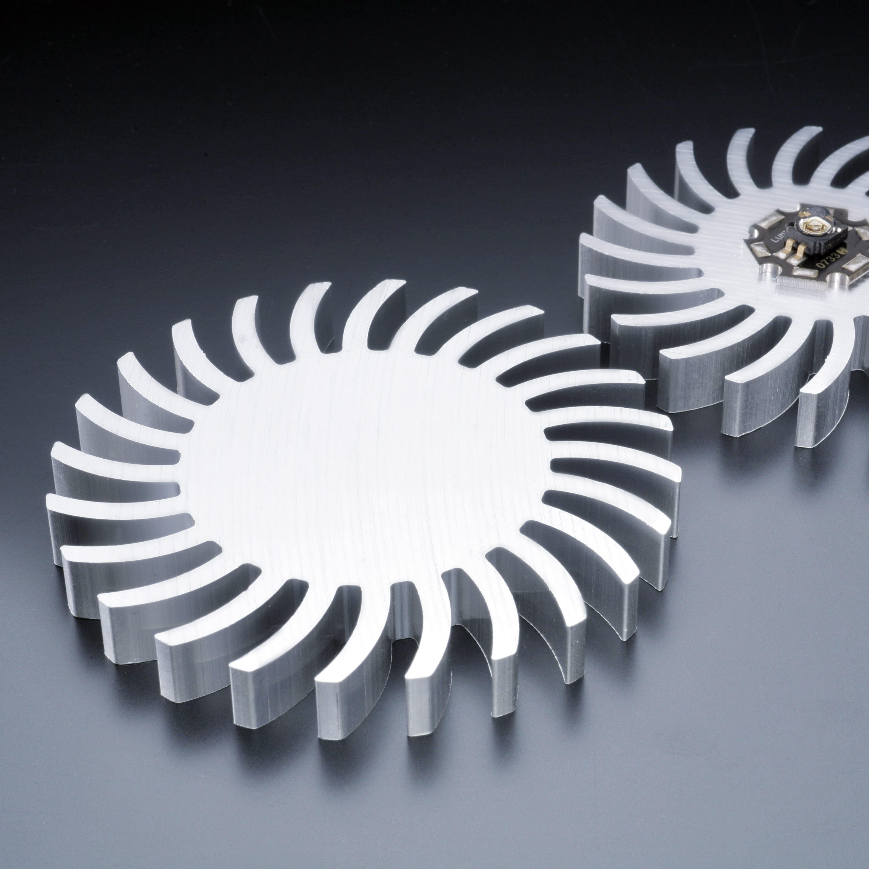Radiator circular 70mm pentru LED <1500lm