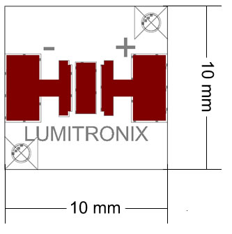 Placuta de alimentare 1x1cm pentru LED-uri CREE XP-G si XP-E