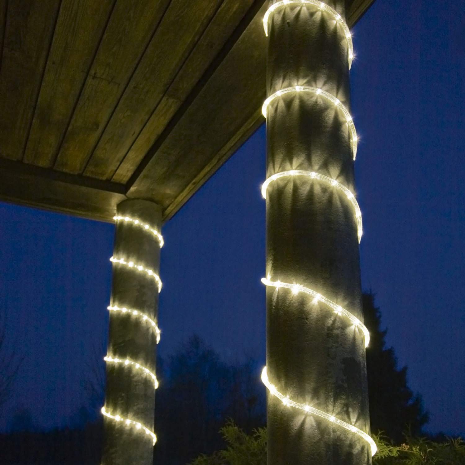 Furtun luminos LED, alb cald, 10.5m, 108 LED-uri, consum redus