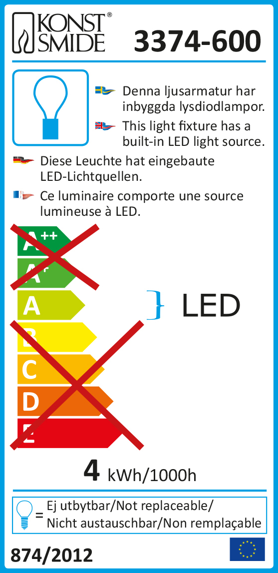 Arbore luminos LED, 100 cm inaltime, 96 LED-uri Alb stralucitoare