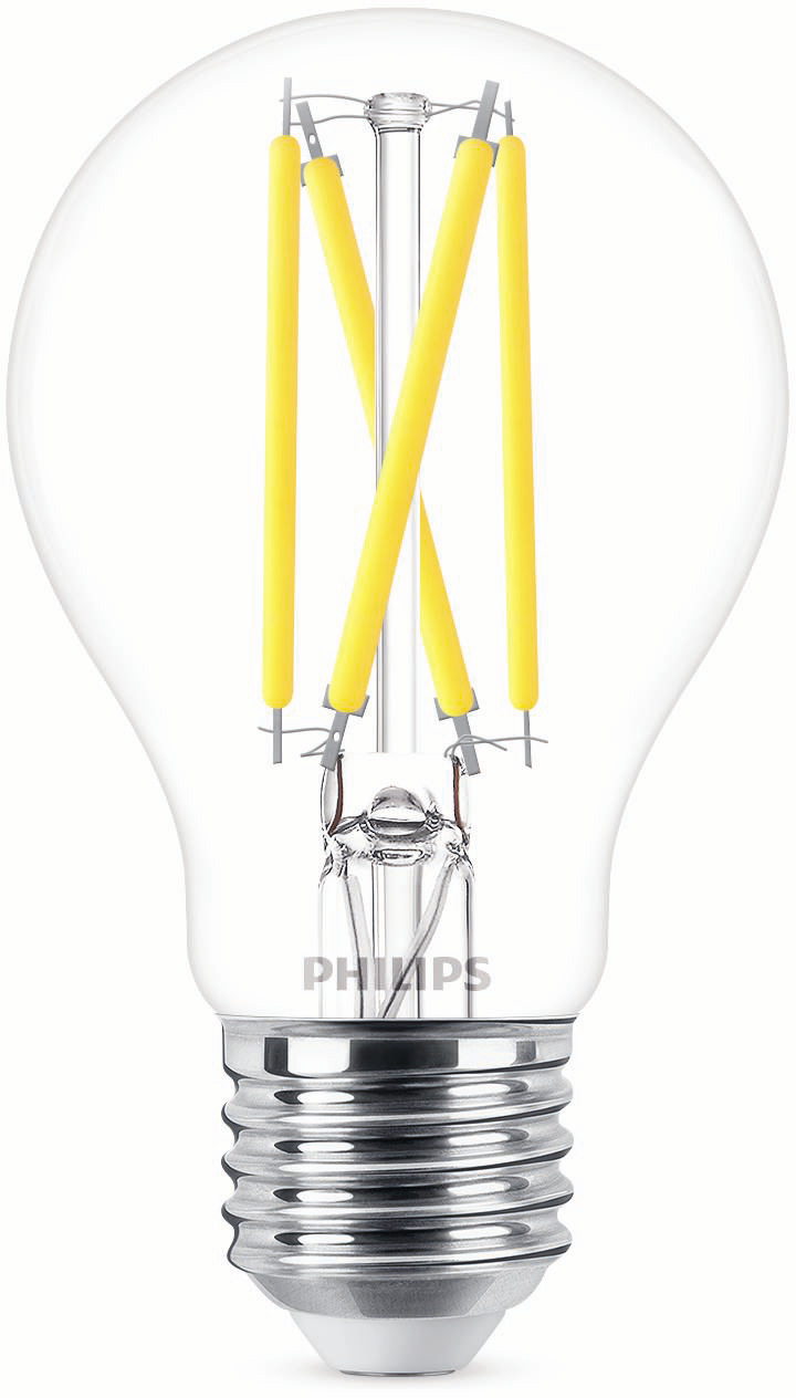 Bec LED Philips WarmGlow Filament 5.9-60W E27 927 clar DIM 810lm 2200-2700K