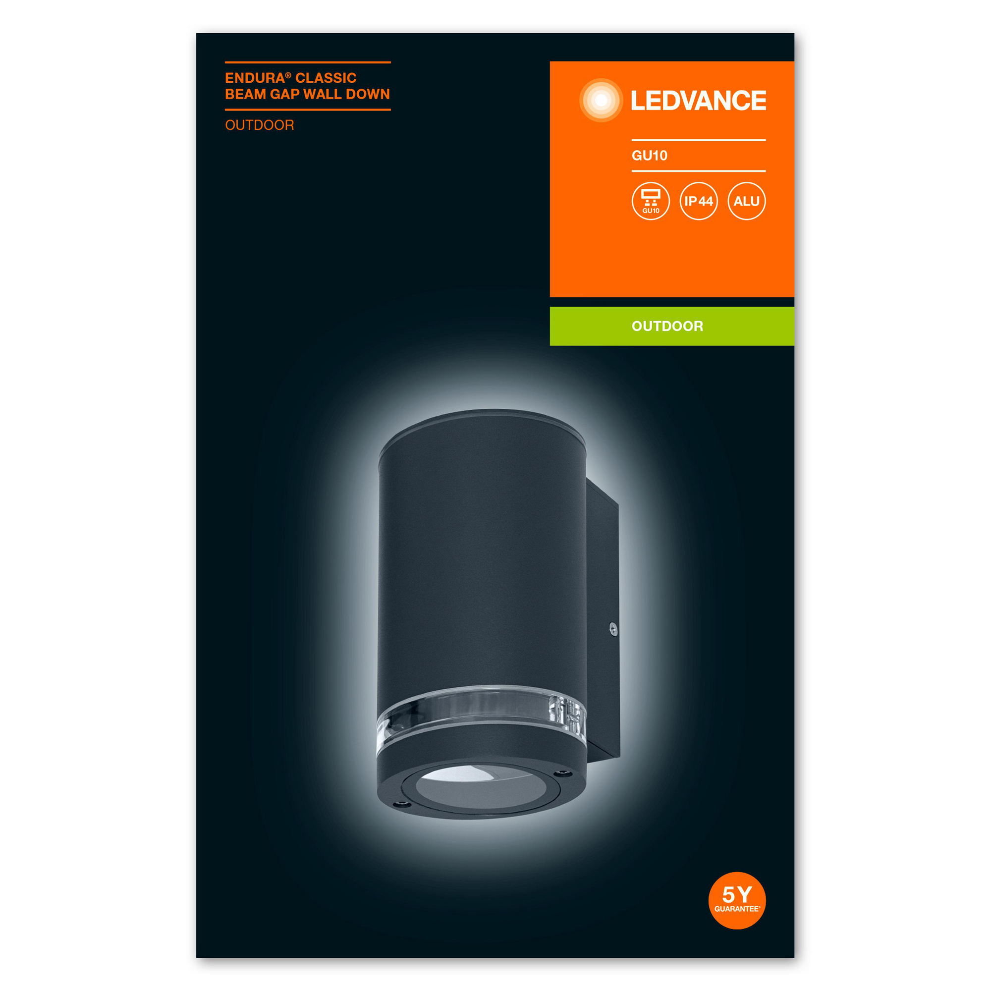 Lampa de perete LEDVANCE ENDURA CLASSIC BEAM GAP , GU10, antracit