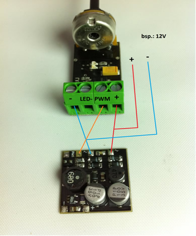 Variator Dimmer pentru module cu LEDuri