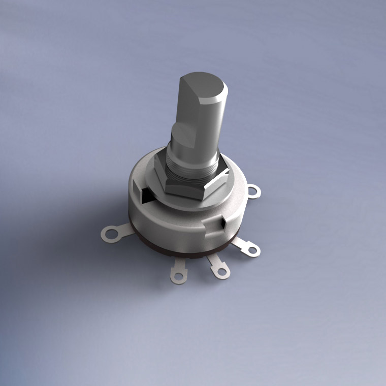Dimmer Potentiometer 17mm, 100 kOhm, pentru surse Mean Well LPF, NPF, HLG or LCM