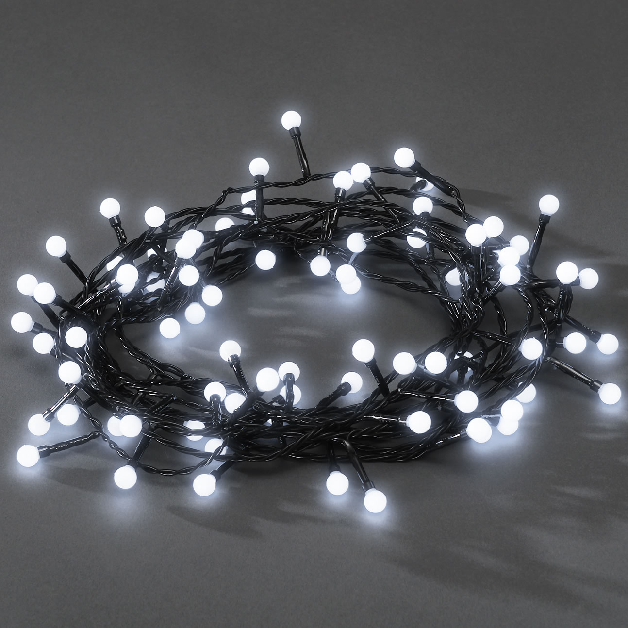 Sirag 80 Mini Globulete LED Albe, instalatie Luminoasa, 6 metri lungime