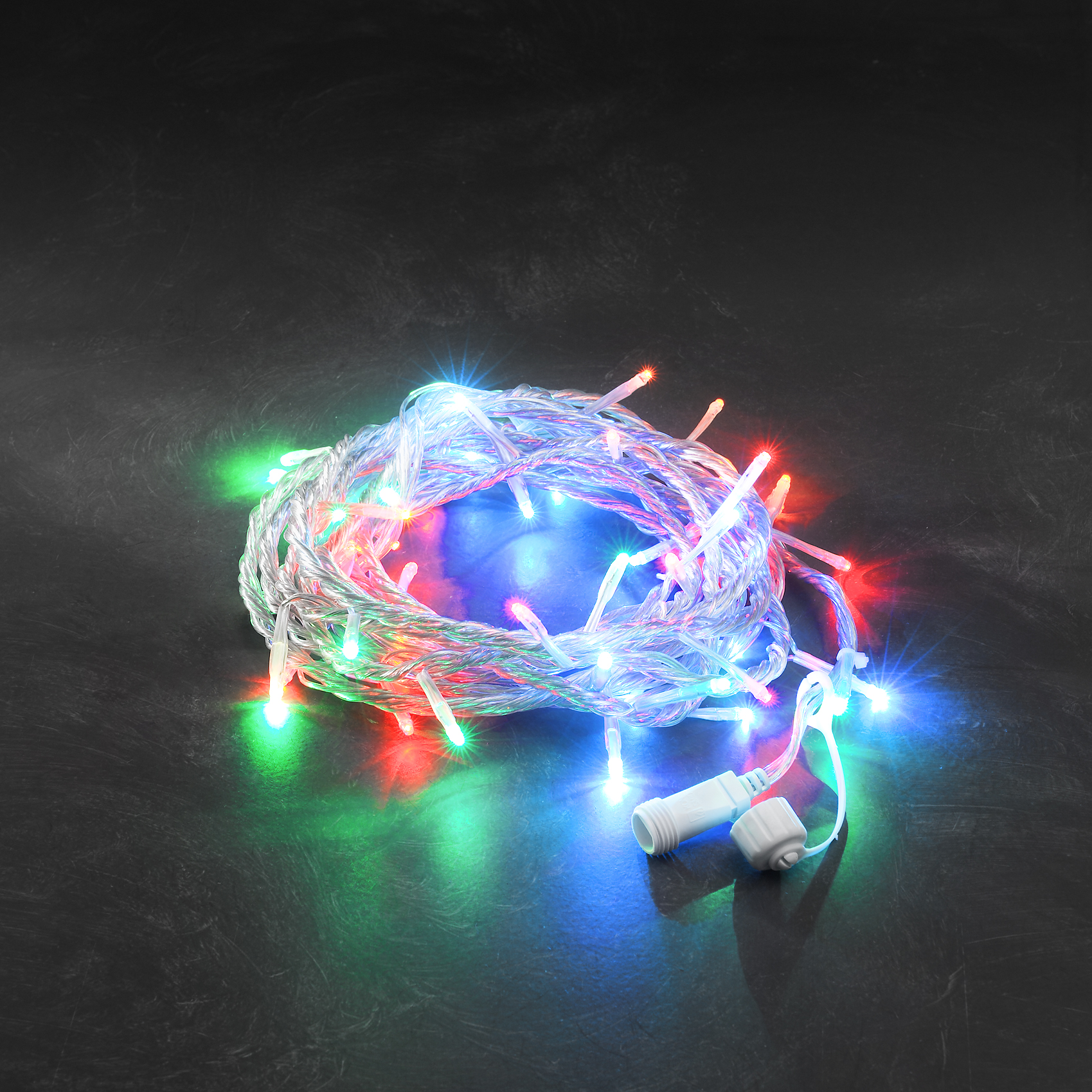 LED Sistem 24V - sirag cu 50 de LED-uri, lumina multicolora, 5m lungime
