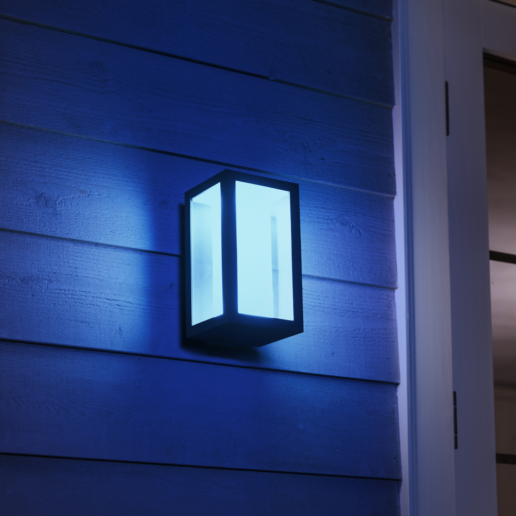 Lampa LED de perete Philips Hue Alb si Culori Impress narrow finisaj negru