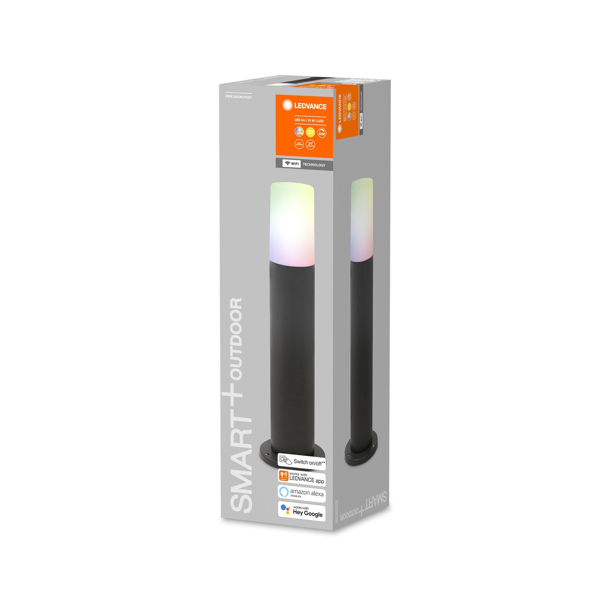 Lampa de orientare LEDVANCE SMART+ WiFi RGBW LED LED Pipe 50cm IP44 380lm