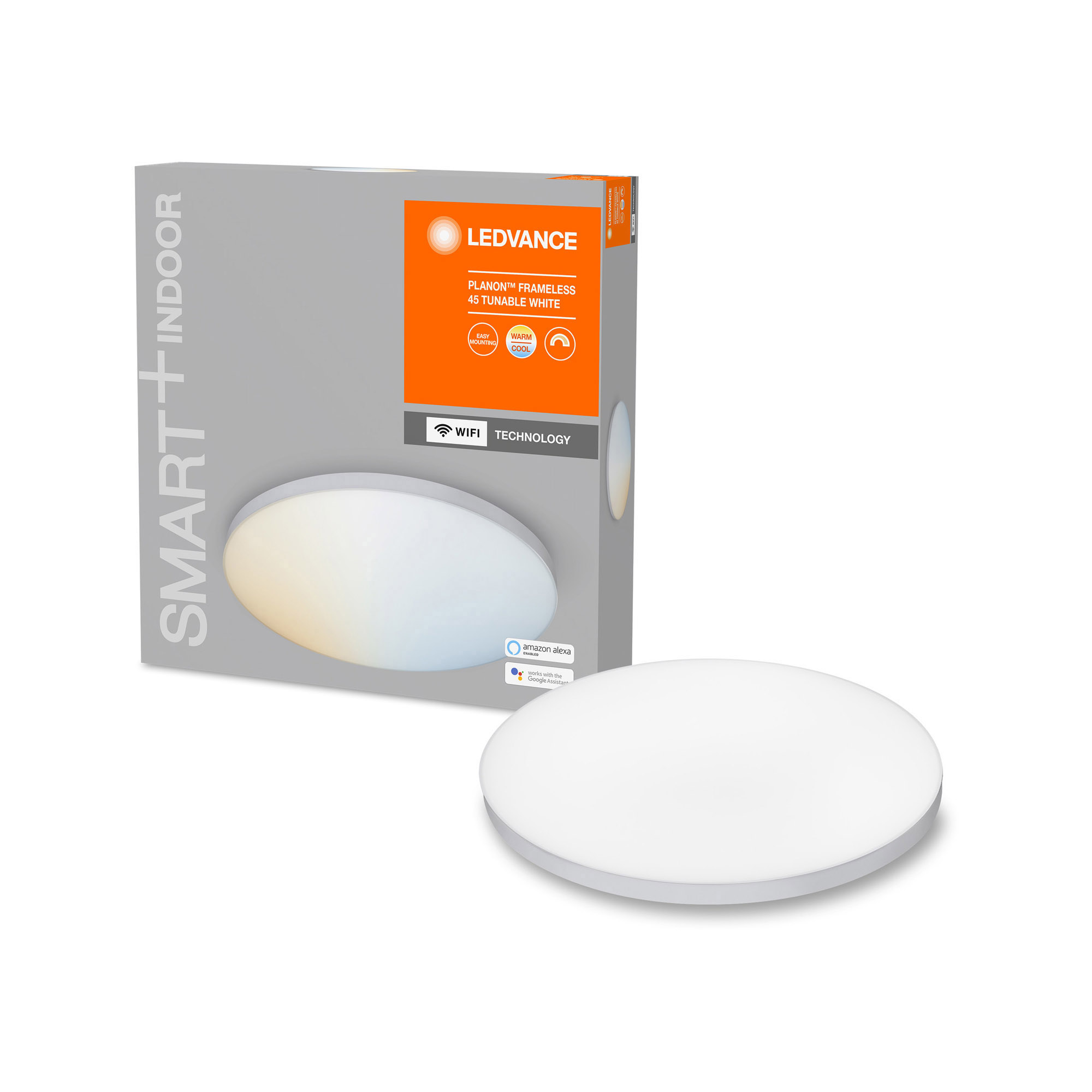 Plafoniera panou LED LEDVANCE SMART+ WiFi Tunable White LED Panel PLANON FRAMELESS 45cm 2700lm