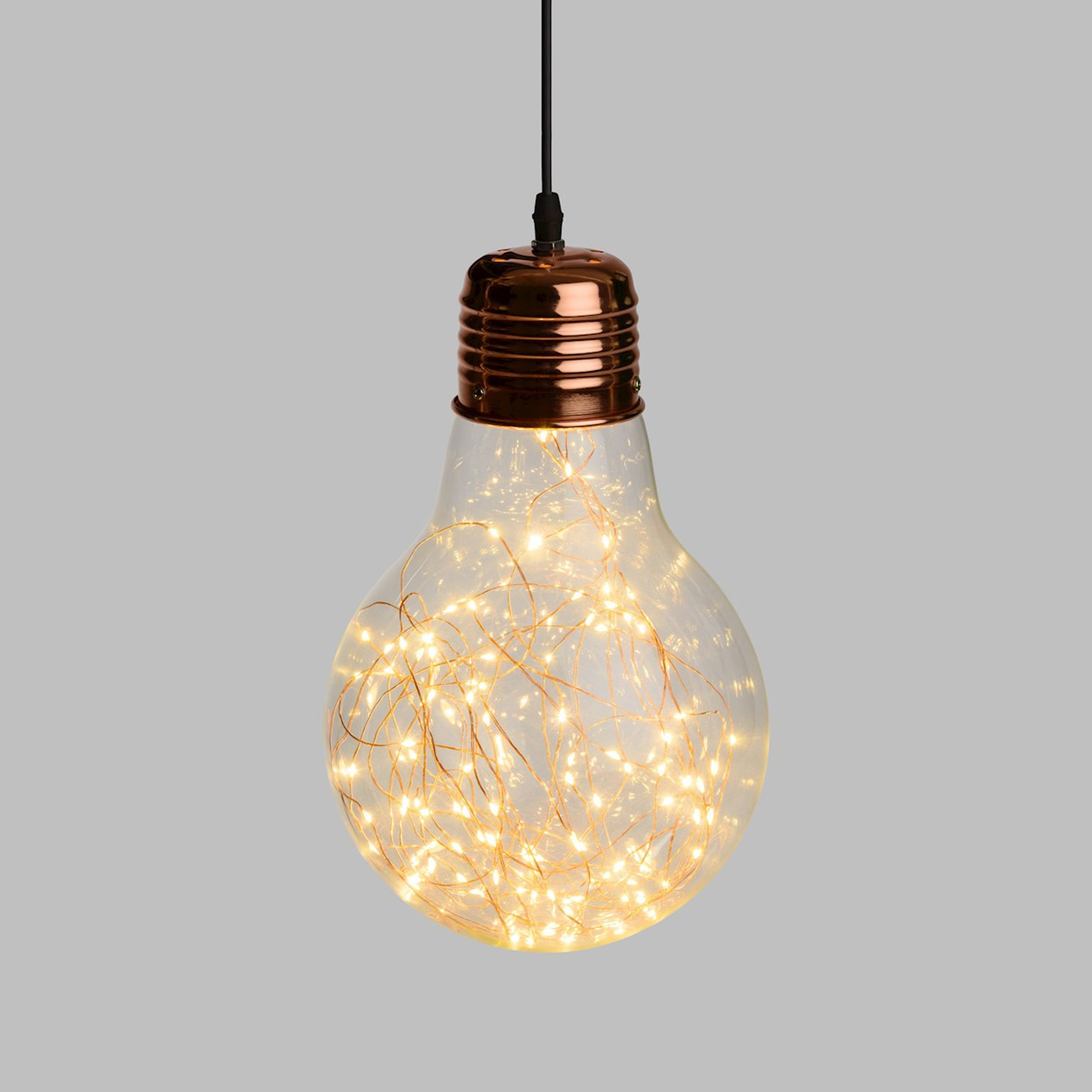 Decorative LED Luminaire Light Bulb, 100 LEDuri Alb Cald, 21.5cm, IP20