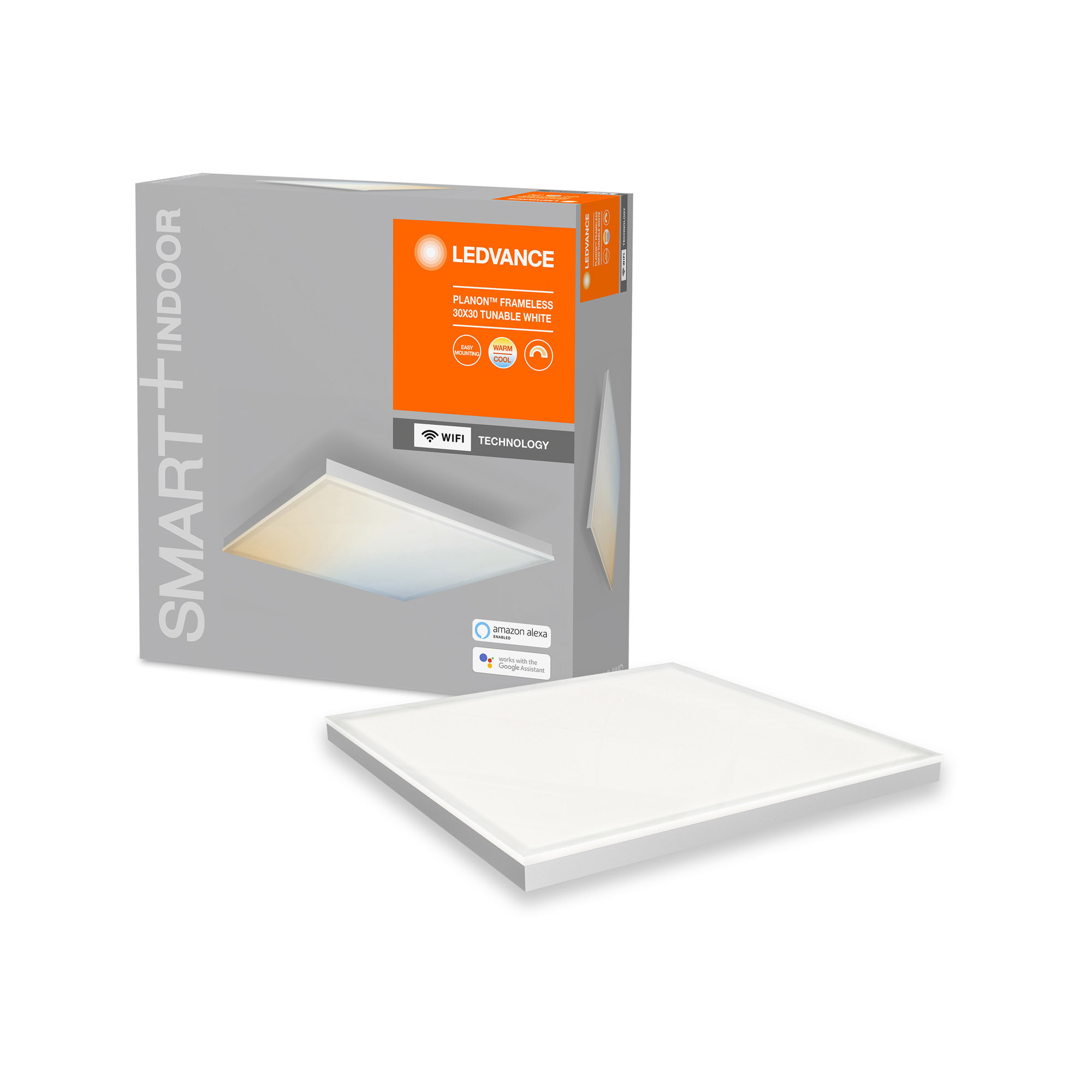 Plafoniera panou LED LEDVANCE SMART+ WiFi Tunable White LED Panel PLANON FRAMELESS 30x30cm 1600lm