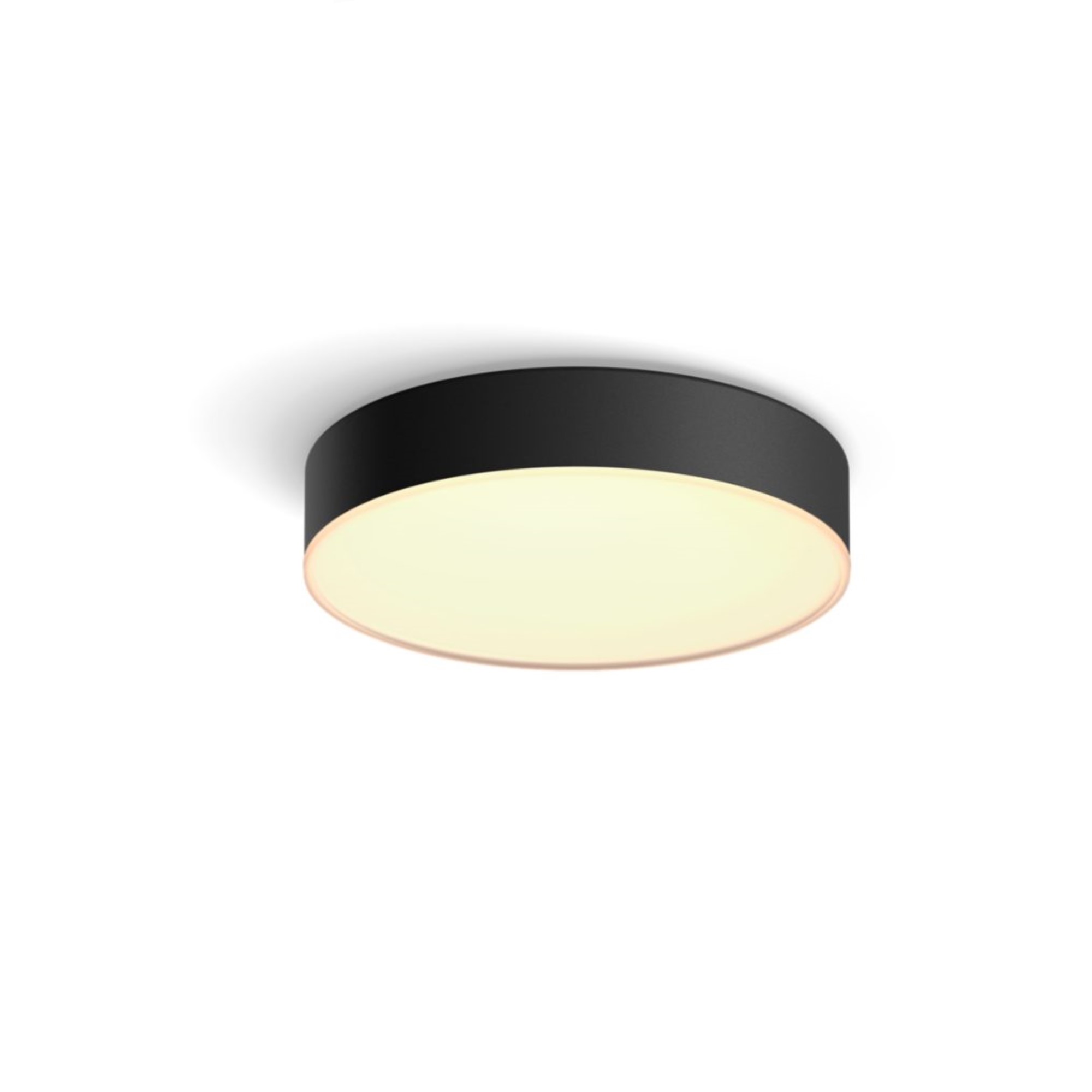 Plafoniera lampa de tavan Philips Hue alb Ambiance Enrave S LED negru 1220lm incl. Buton Dimmer