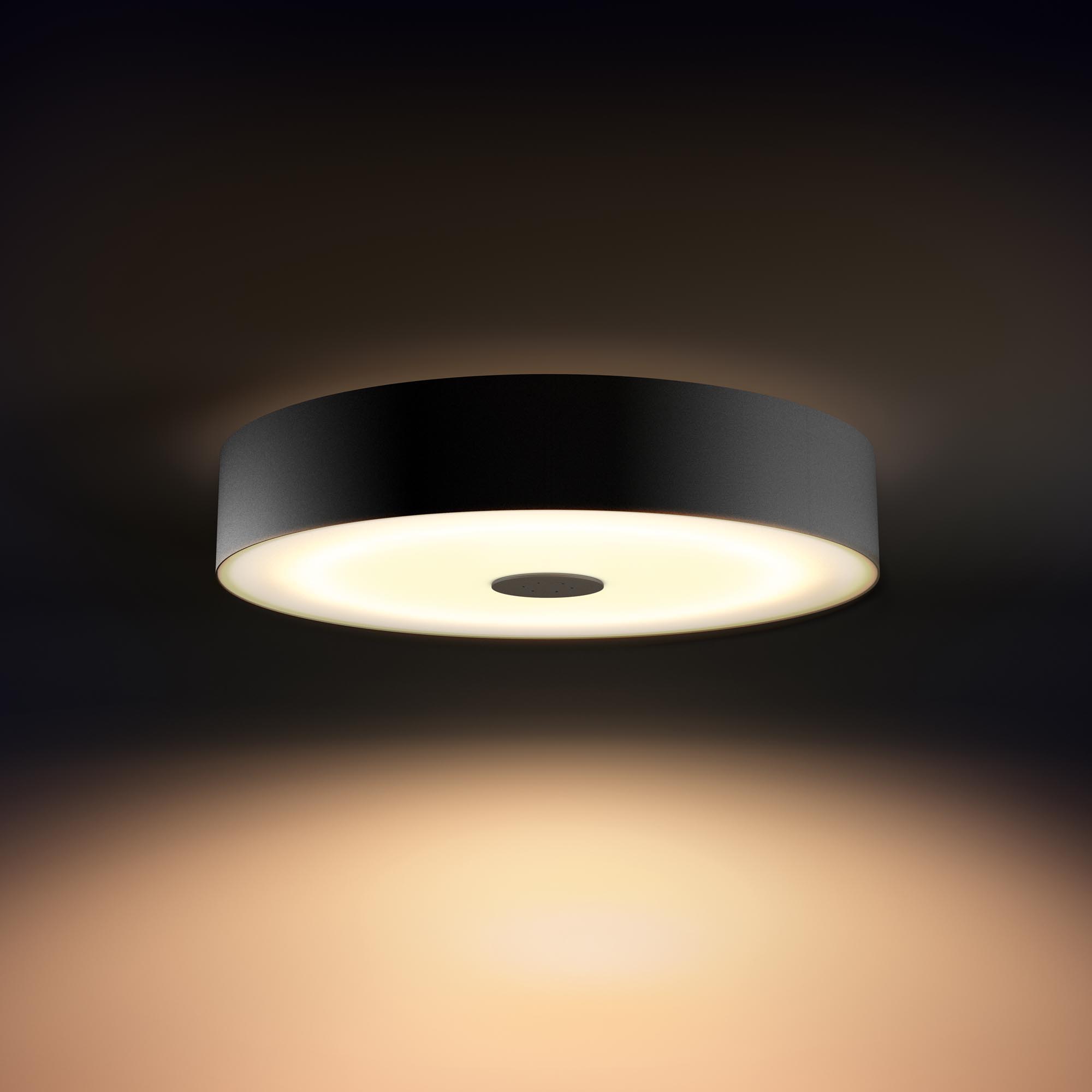 Lampa pendul Philips Hue alb Ambiance Fair LED negru 2900lm incl. Buton Dimmer