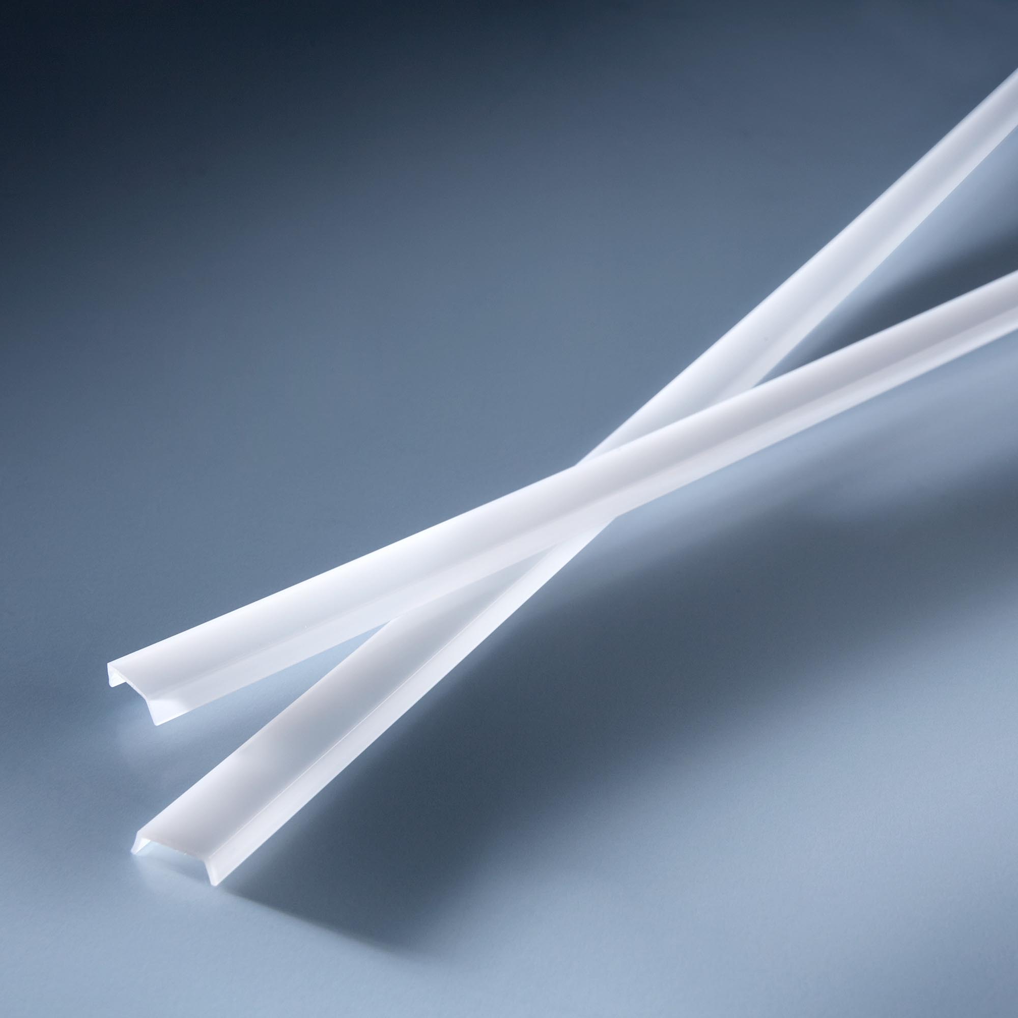 Geam de Plastic Difuz lungime 102cm pentru profilele Aluflex de colt Tip 2 1020mm