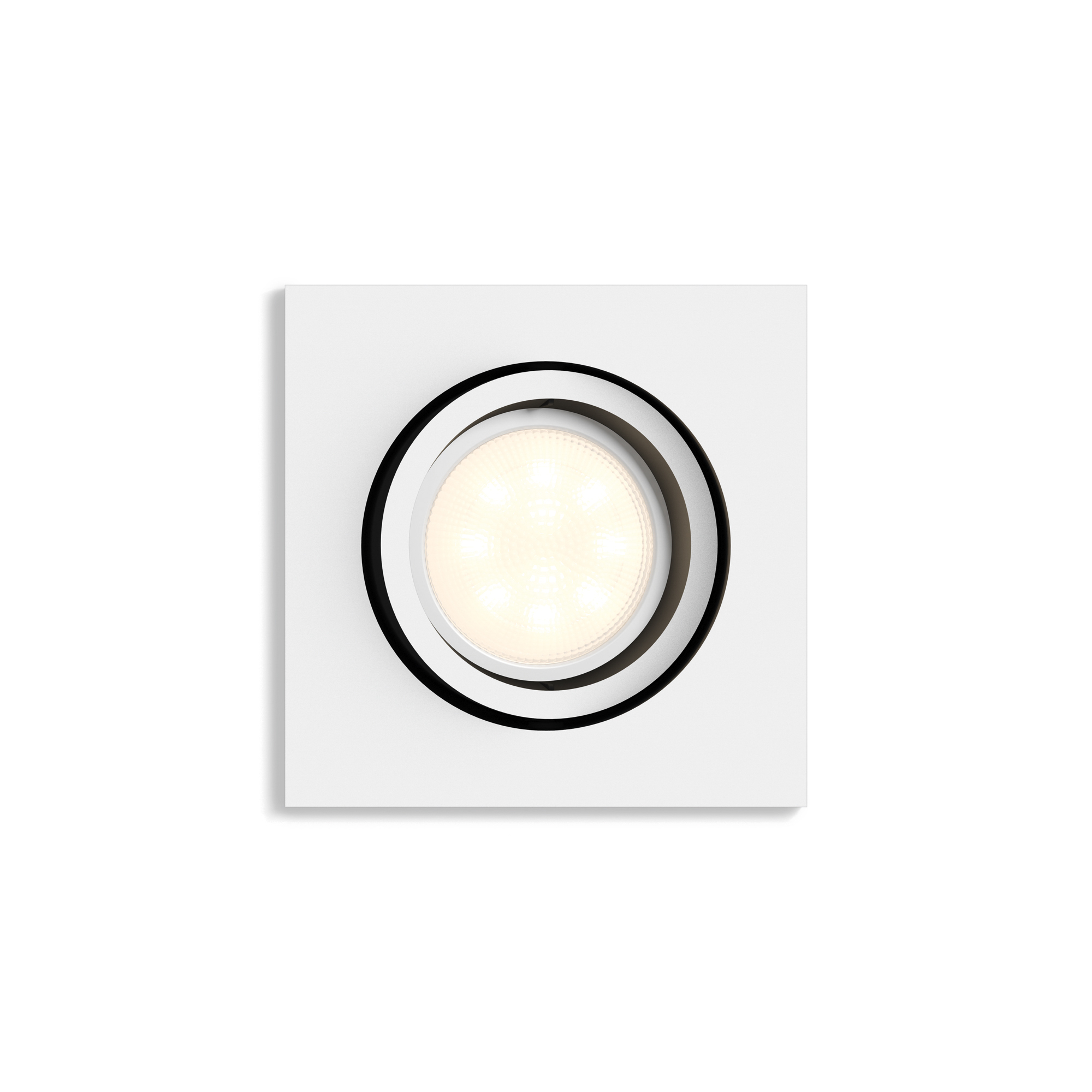 Philips Hue White Ambiance Milliskin LED Spot incastrat pătrat alb 350lm